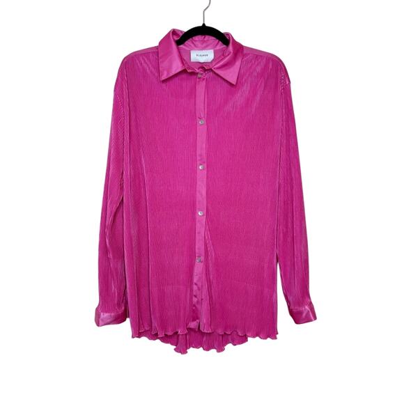 Sleeper Origami Pajamas Top Hot Pink Size S NWT - Picture 5 of 12